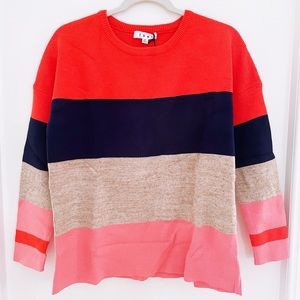 NWT! Size: M THML Women’s Colorblock Sweater
